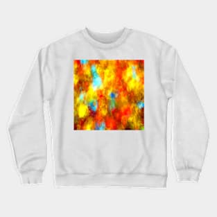 Orange Marble Distorted 1 Crewneck Sweatshirt